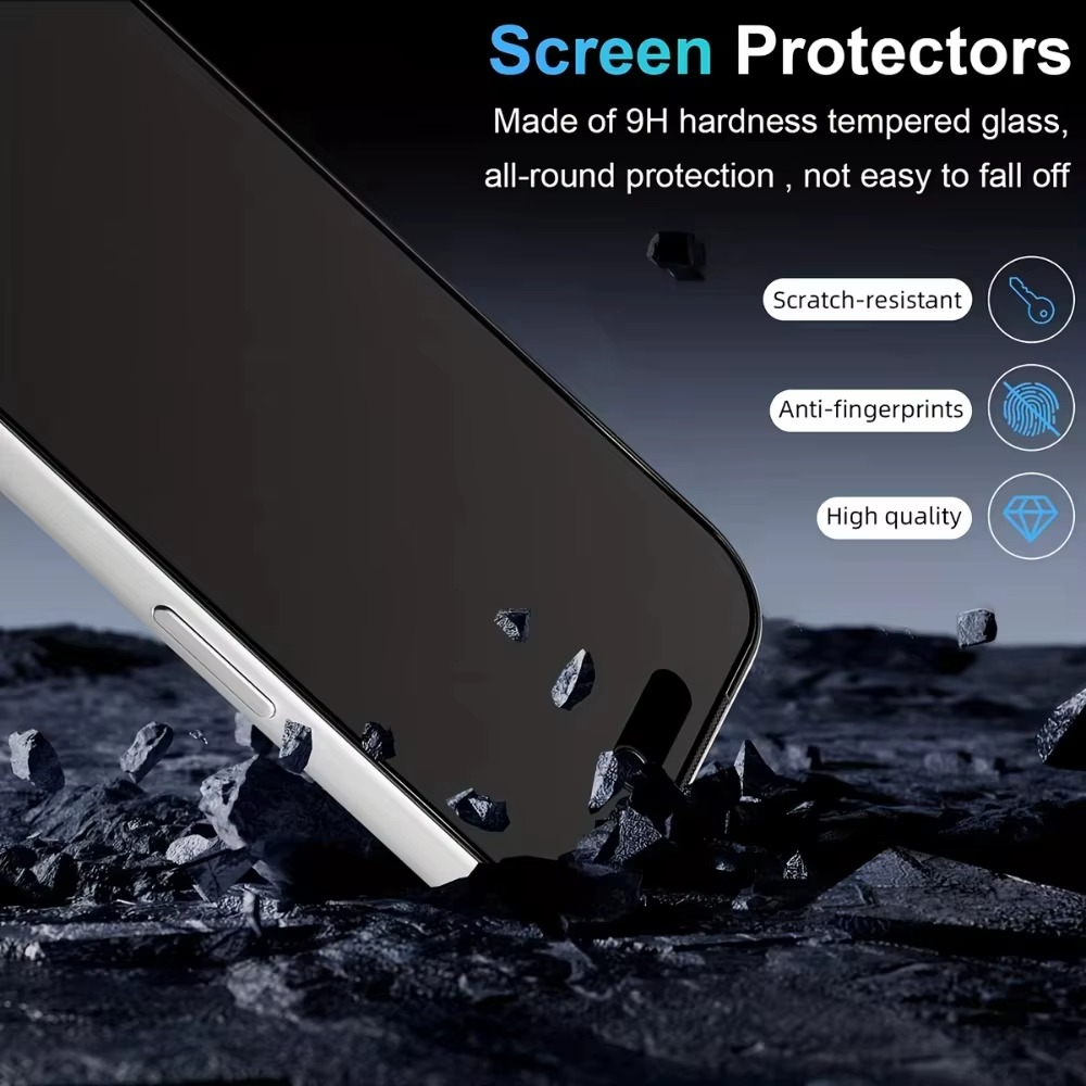 Premium Matte Ceramic Screen Protector for iPhone – Anti-Glare Soft Ceramic Film with Anti-Fingerprint Finish and Scratch Resistant Protection