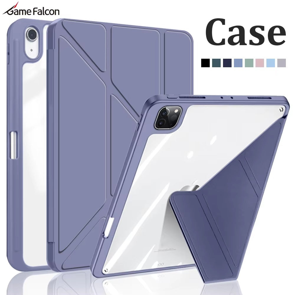 Premium iPad Case with Pencil Holder – Magnetic Protective Cover , Compatible with 10.2", 11", 12.9", 13" Tablet Sizes