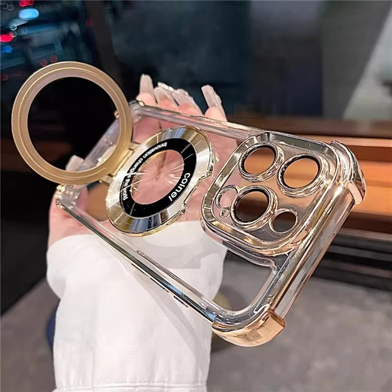 Luxury Apple iPhone Case Compatible, Camera Lens & Screen Protection, Ultra Thin Shockproof Full All Around Protection Cover