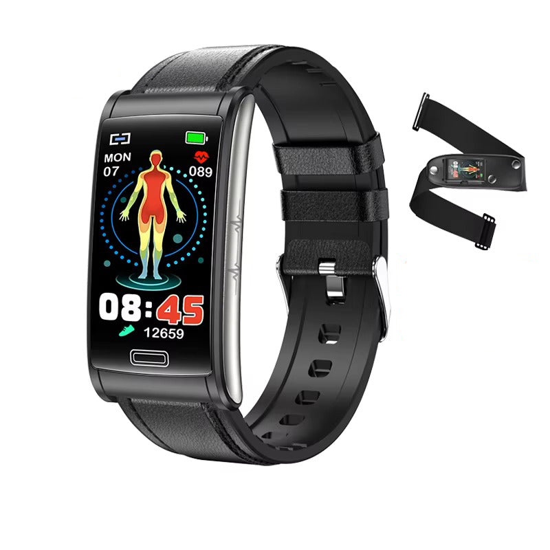 Advanced Health Smartwatch for iPhone – Non-Invasive Blood Glucose Monitor with ECG+PPG, IP68 Waterproof Fitness Tracker