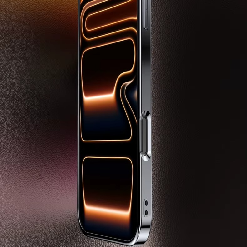 Luxury Genuine Leather iPhone Case – Premium Cowhide Protective Cover with Full Camera Lens Protection, Shockproof Frame and Anti-Slip Matte Finish