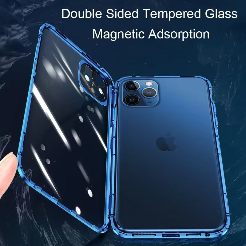 High Quality Apple iPhone Case Compatible, Camera & Screen Protection, Ultra Thin Magnetic Full All Around Protection Cover