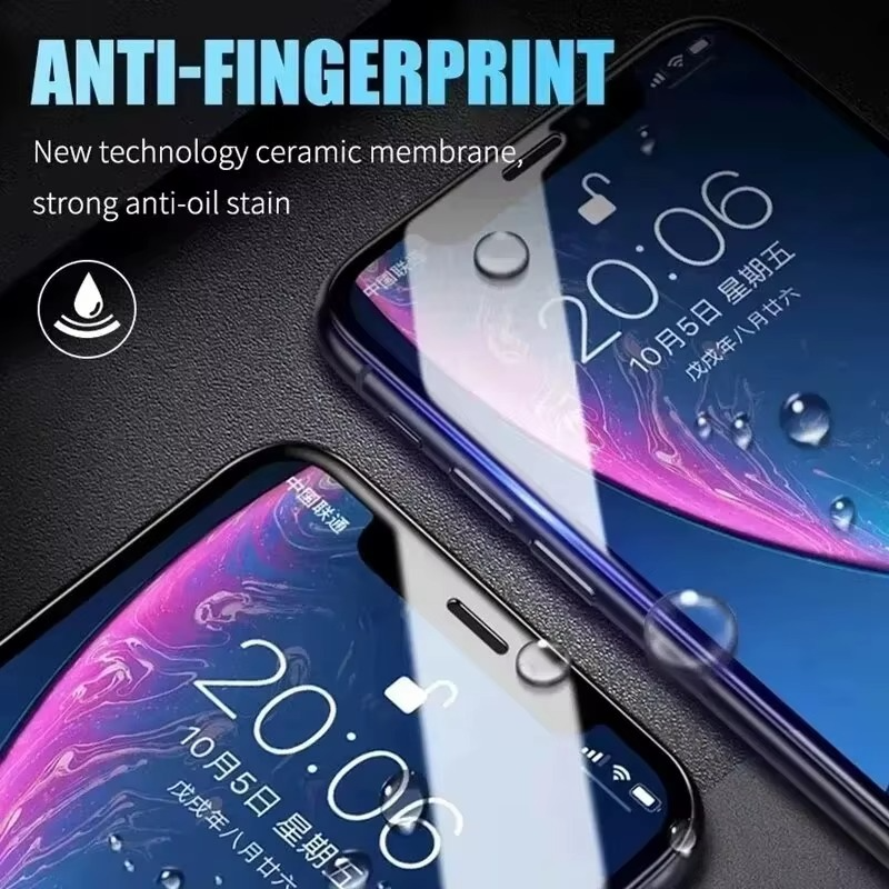 Premium Matte Ceramic Screen Protector for iPhone – Anti-Glare Soft Ceramic Film with Anti-Fingerprint Finish and Scratch Resistant Protection