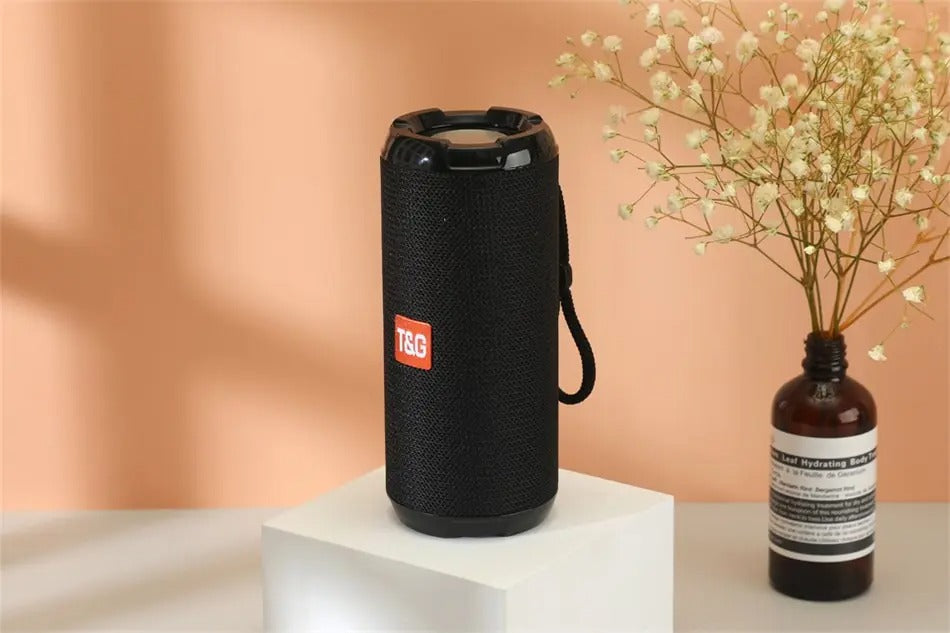 Premium Waterproof Bluetooth Speaker – Portable Wireless Sound Box with Subwoofer Bass, FM Radio, TF Card, USB, Hands-Free Calling, TWS Pairing