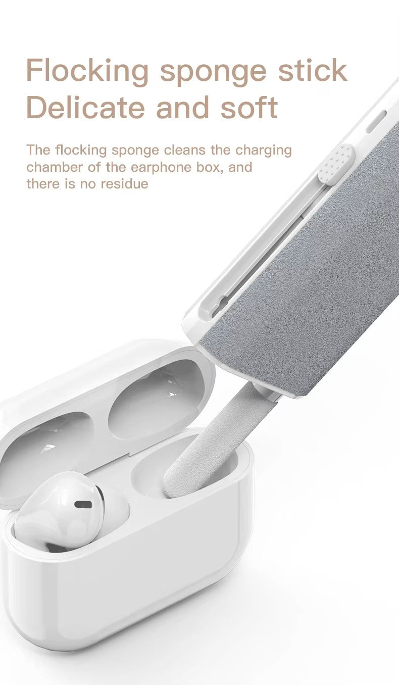 Premium, 5-in-1 Headphone Cleaner Kit with Brush, Cleaning Pen for AirPods Pro, 3, 2, 1 – Screen Cleaning Tools for Phone