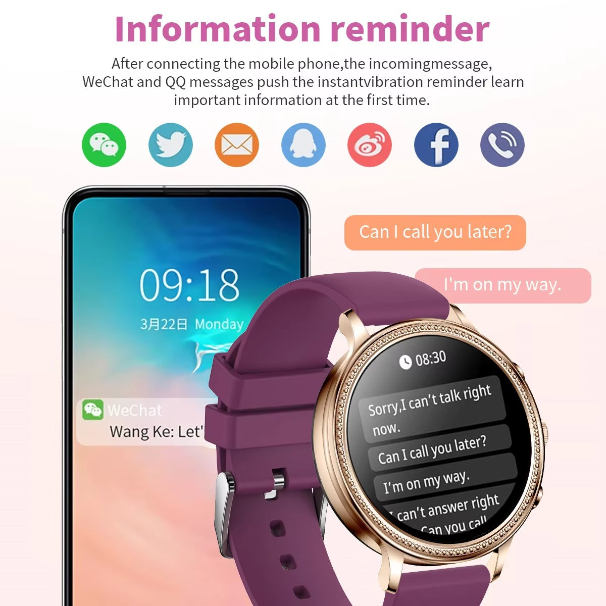 Luxury Women's Smartwatch with Bluetooth Calling – 1.39" HD Display, Heart Rate & SpO2 Monitor, Sleep Tracking, Menstrual Reminder, Fitness Watch Waterproof