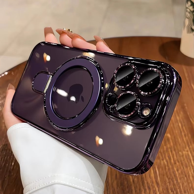 Luxury Apple iPhone Case Camera Protection, Screen Protection, Ultra Thin, Shockproof, Magnetic, Full All Around Protection