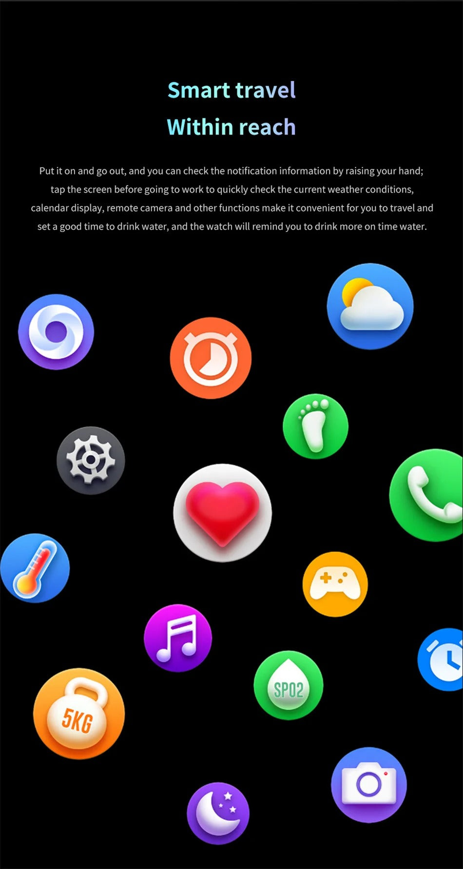 NFC GPS Smartwatch for Men – 1.6" AMOLED Display, Bluetooth Calling, Health & Fitness Tracker, Sleep Monitor, IP68 Waterproof, Long Battery Life, Voice Assistant