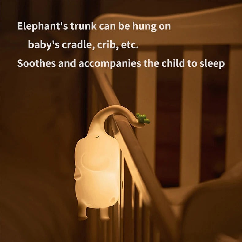 Premium Cute Animal LED Night Light – Touch Sensor, USB Rechargeable Silicone Lamp, 3 Brightness Levels, 30-Min Timer, Bedside Kids Room Decor, Portable & Soft Glow