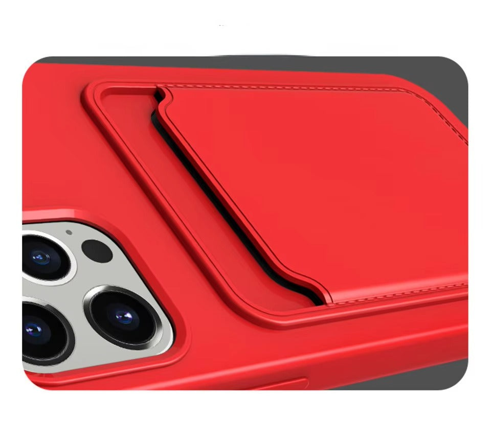 Premium Apple iPhone Case, MagSafe Compatible, Camera Lens and Screen Protection, Ultra Thin, Shockproof, Magnetic, Full All Around Protection, Frosted Card Pocket Cover