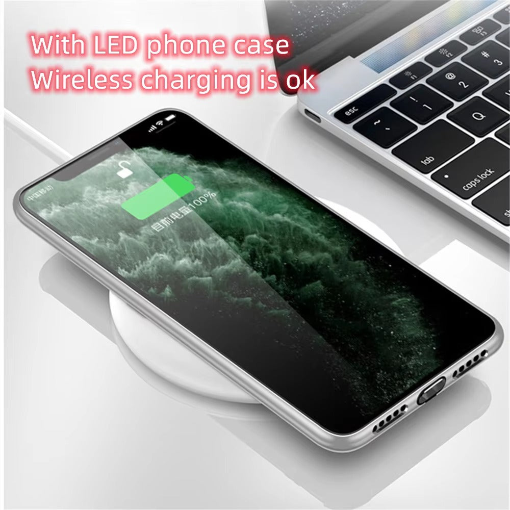 Premium Apple iPhone Case, MagSafe Compatible, Camera Lens and Screen Protection, Ultra Thin, Shockproof, Magnetic, Full All Around Protection, Starry Sky LED Glass Cover