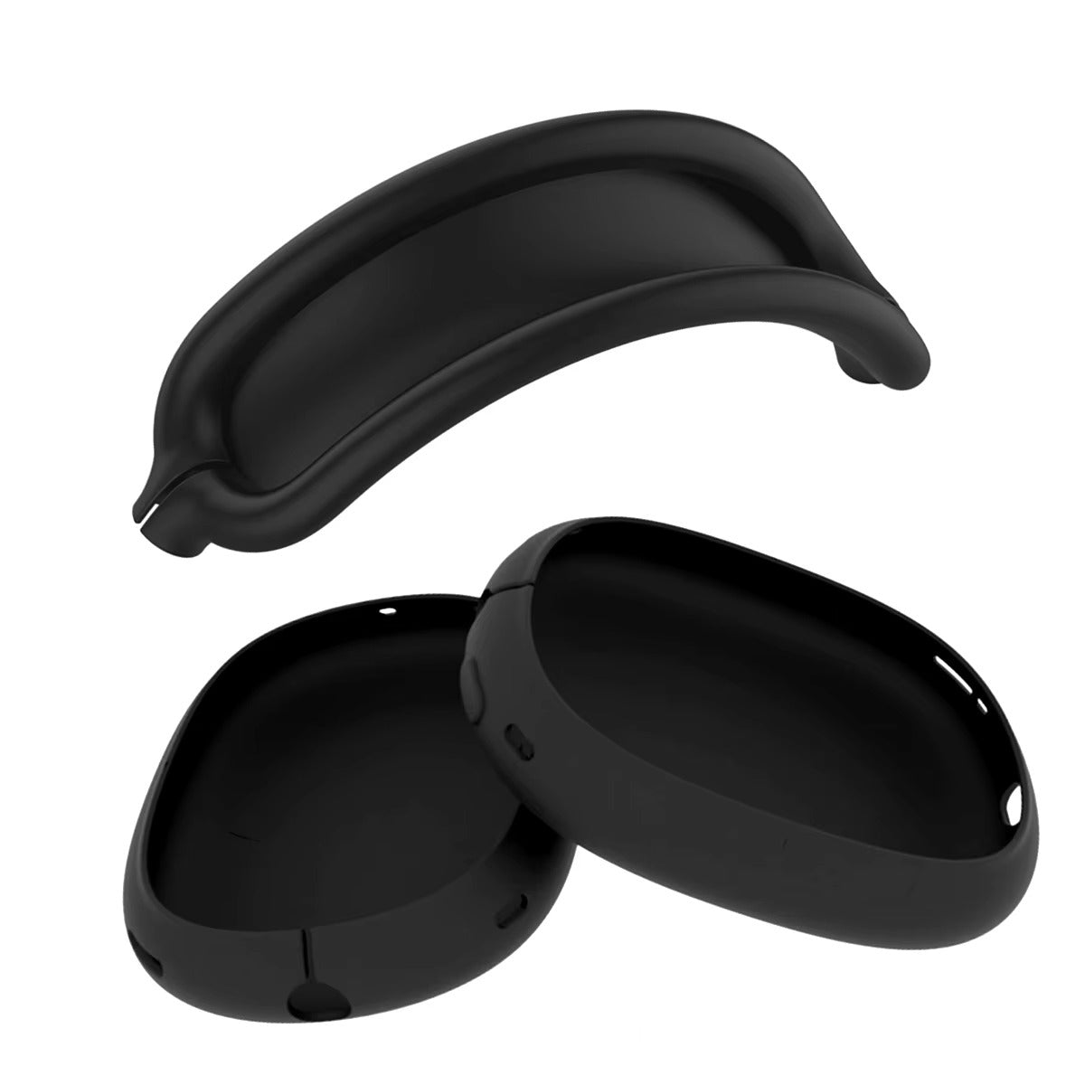 Premium Transparent TPU Case for AirPods Max – Soft, Anti-Scratch, Shockproof Protective Cover for Wireless Headphones, Lightweight and Snug Fit