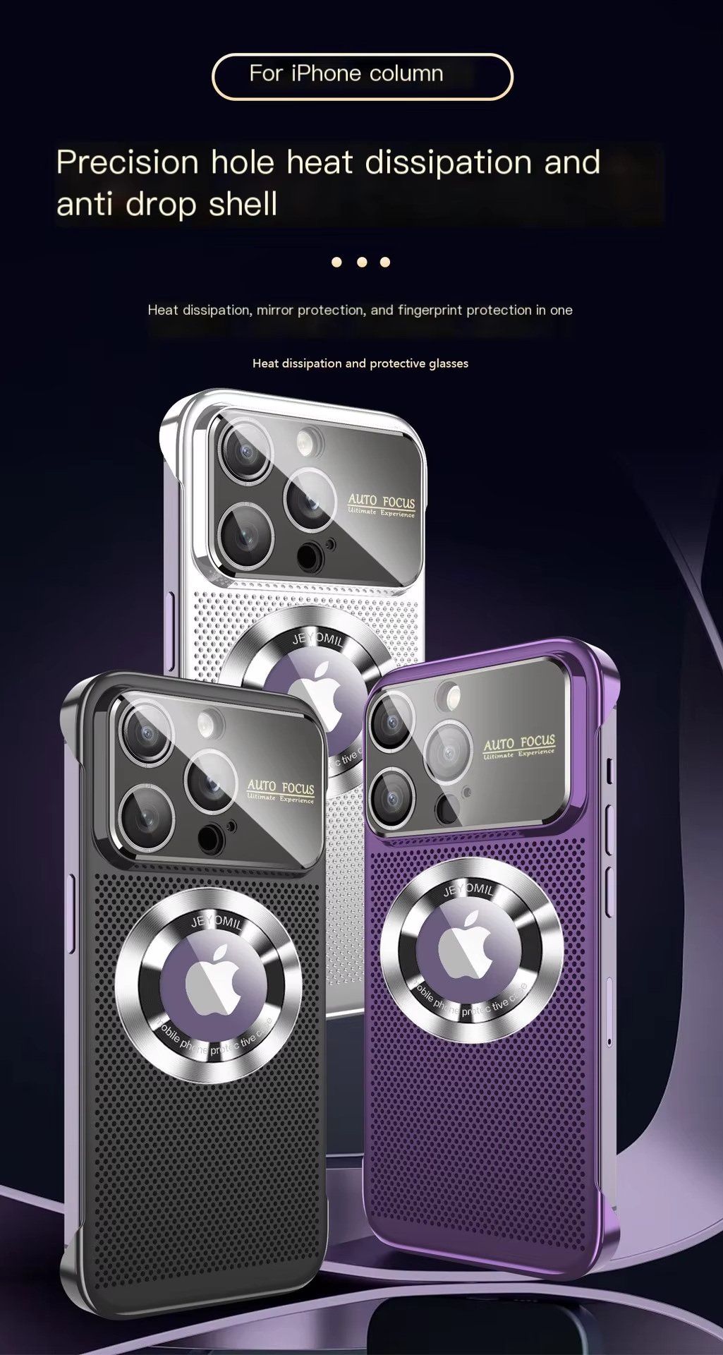 High Quality Apple iPhone Case Camera Lens Screen Protection, Ultra Thin Shockproof Magnetic Full All Around Protection Cover