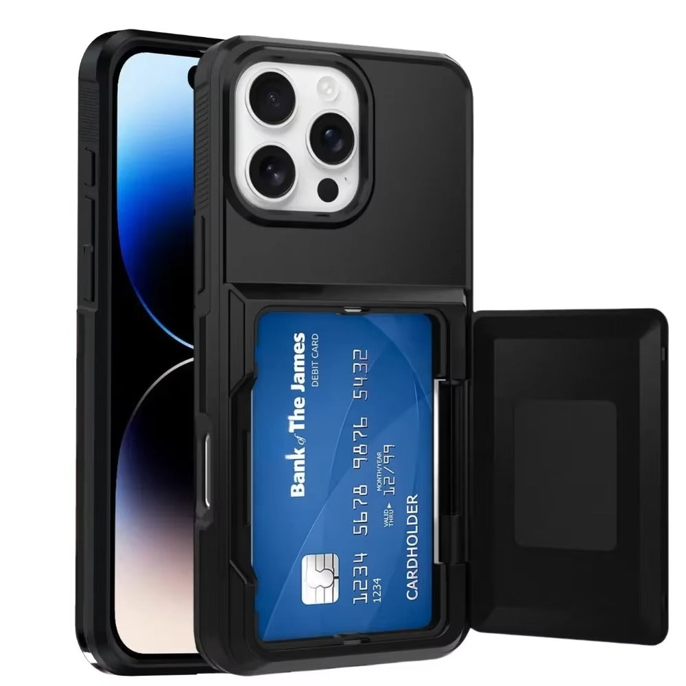 Robust Apple iPhone Case, MagSafe Compatible, Camera Lens and Screen Protection, Ultra Thin, Shockproof, Magnetic, Full All Around Protection, Wallet Card Holder Cover