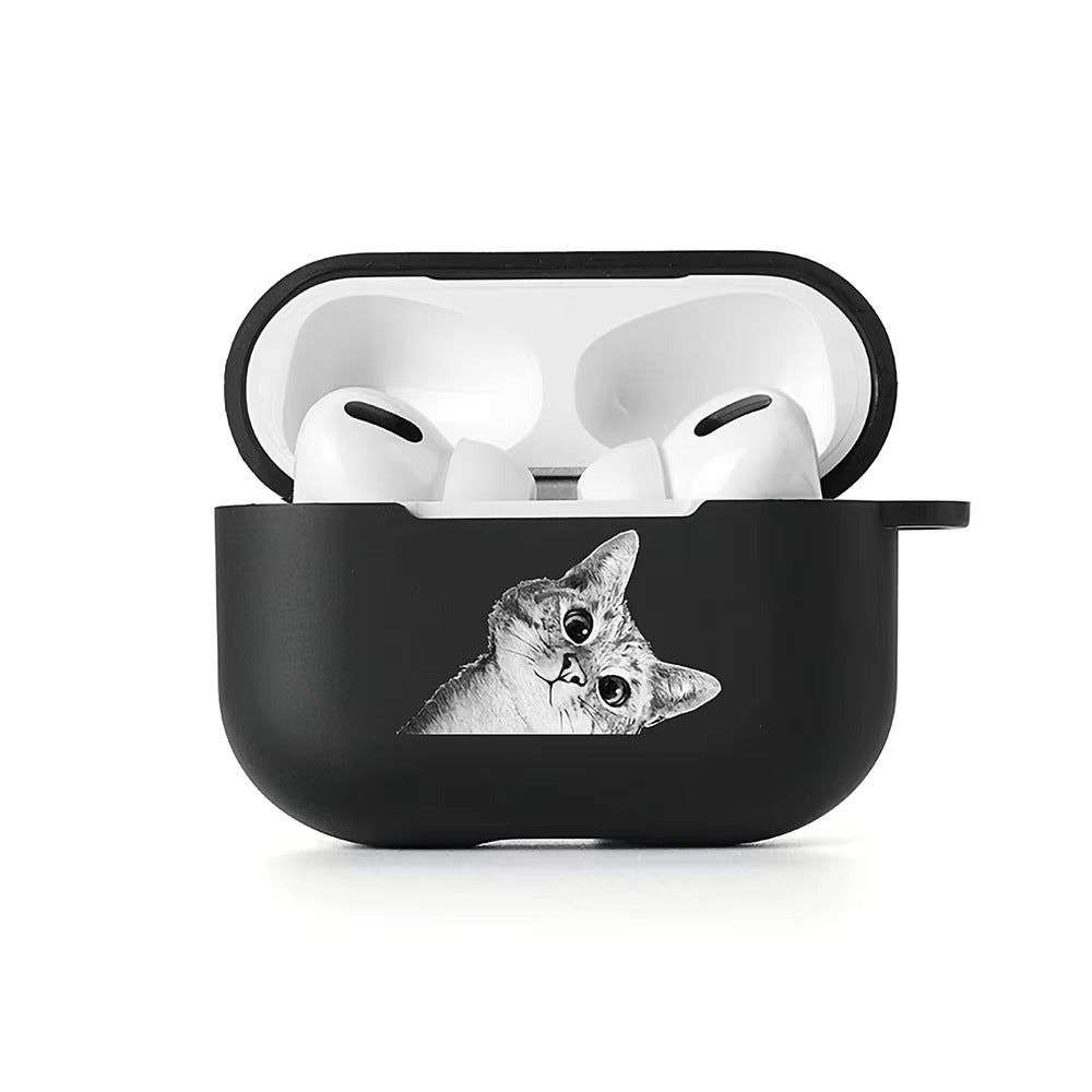Premium Cute Cartoon Silicone AirPods Case Cover – A, B, C Letters & Fun Designs like Cat, Hearts, Angry Panda, Music Notes, for AirPods Pro 2, Pro, 3, 1/2