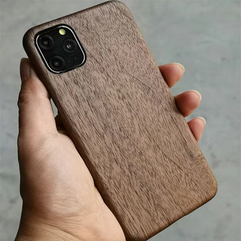 Premium Apple iPhone Case, MagSafe Compatible, Camera Lens Protection, Screen Protection, Ultra Thin, Shockproof, Magnetic, Full All Around Protection, Natural Bamboo Wood Cover