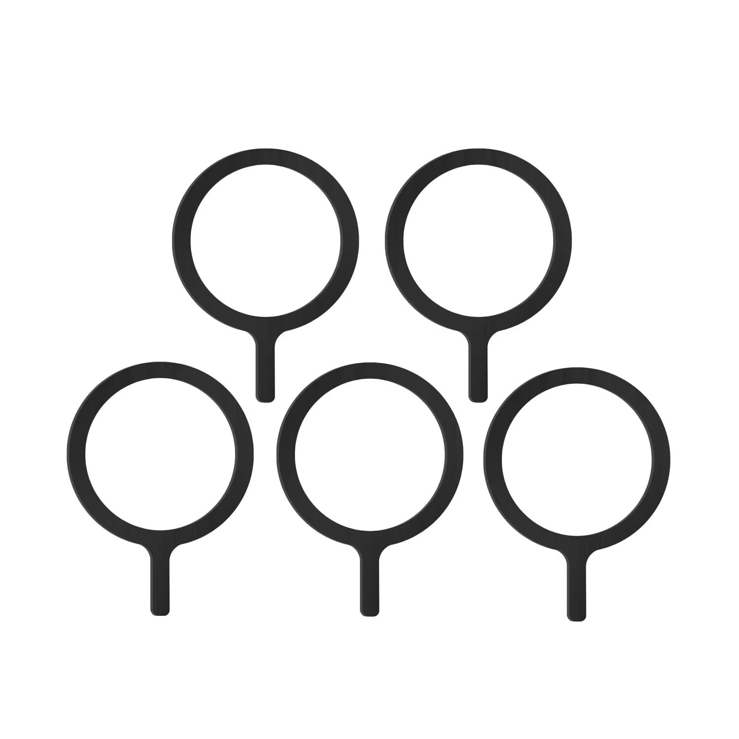 Universal Magnetic Ring Sticker for MagSafe Charger – Metal Alignment Plate for iPhone & Android, Wireless Charging Guide, Car Mount Support Plate