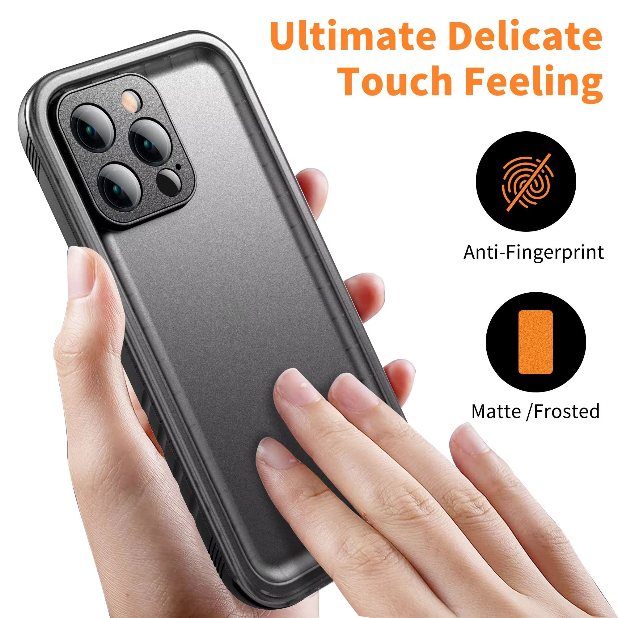 Premium Apple iPhone Case MagSafe Compatible, Camera Lens & Screen Protection, Ultra Thin Shockproof Magnetic Full All Around Protection Cover with Waterproof Strap for Diving