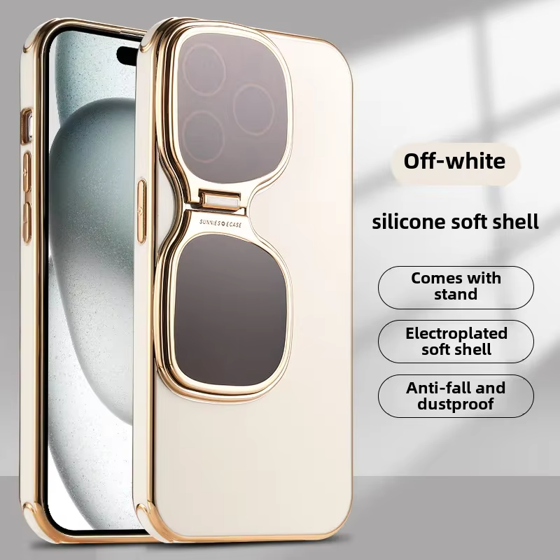 Premium Apple iPhone Case, MagSafe Compatible, Camera Lens and Screen Protection, Ultra Thin, Shockproof, Magnetic, Full All Around Protection, Fold Lens Stand Holder Cover