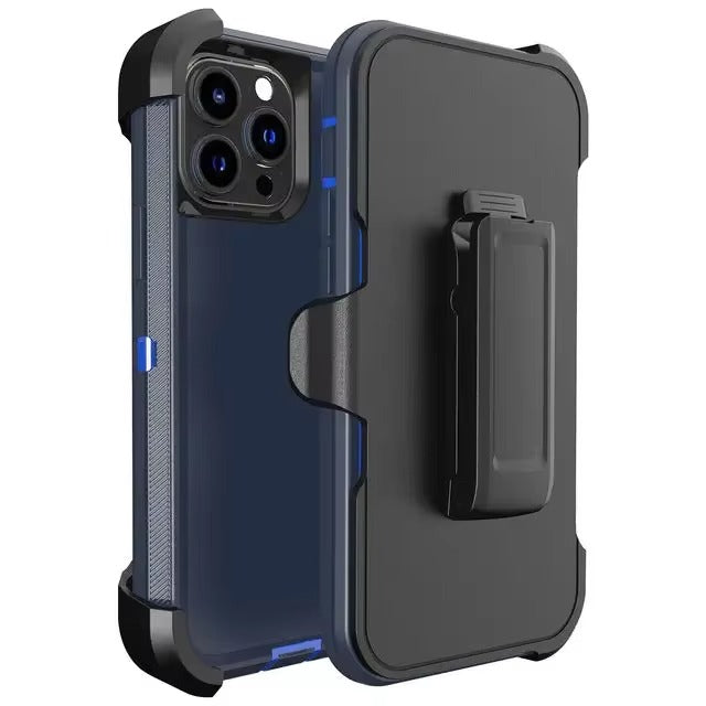 High Quality Apple iPhone Case, MagSafe Compatible, Camera Lens & Screen Protection, Ultra Thin, Shockproof, Magnetic Full All Around Cover – 3-in-1 Rugged Armor Case with Belt Clip & Dual-Layer PC+TPU Protection