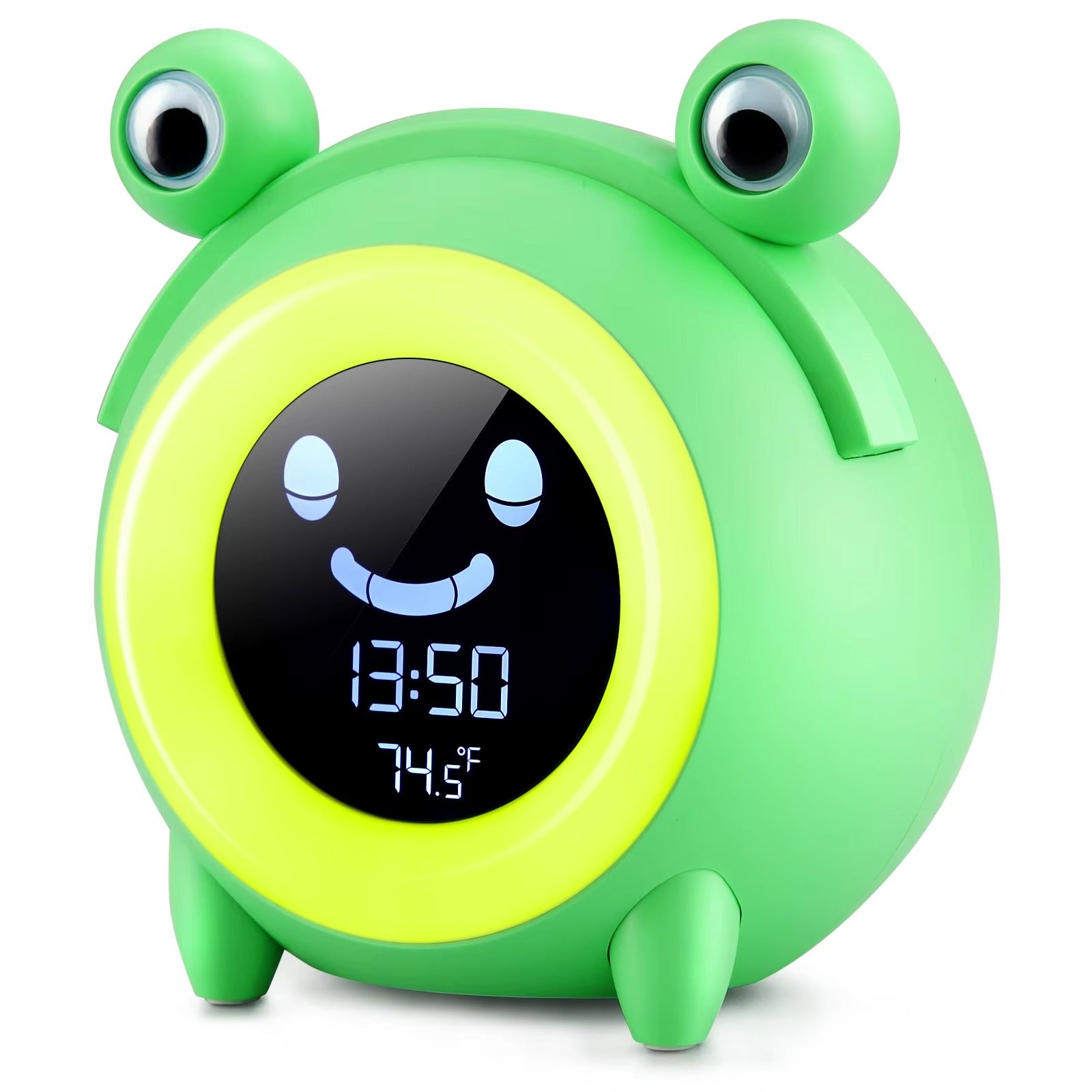 Premium Kids Sleep Training Alarm Clock – Cute Animal Digital Wake Up Night Light with Snooze, Color Changing, Music, Temperature Display