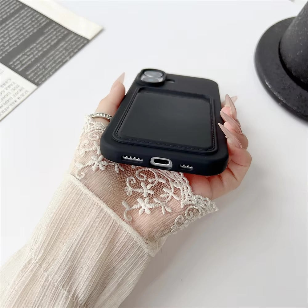 Premium Apple iPhone Case, MagSafe Compatible, Camera Lens and Screen Protection, Ultra Thin, Shockproof, Magnetic, Full All Around Protection, Frosted Card Pocket Cover