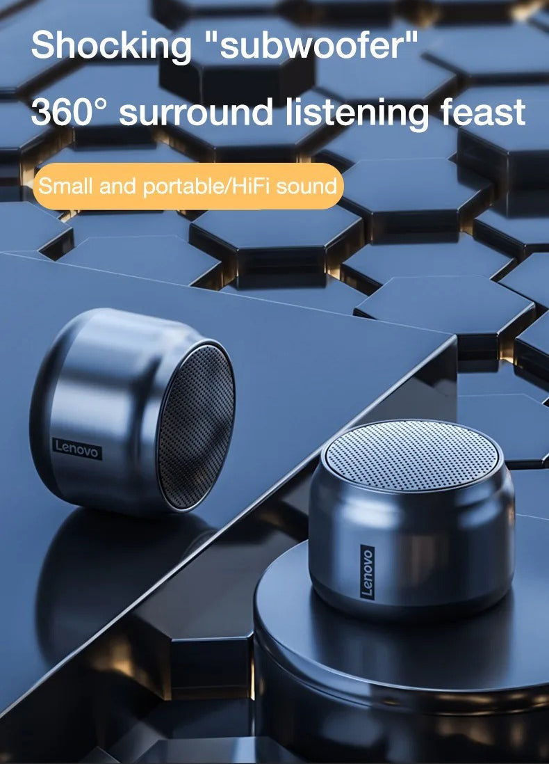 Premium RGB Bluetooth Speaker – Portable Wireless Mini Subwoofer with HiFi Stereo Sound, 360° Surround, TWS Pairing, TF Card, Long Battery Life