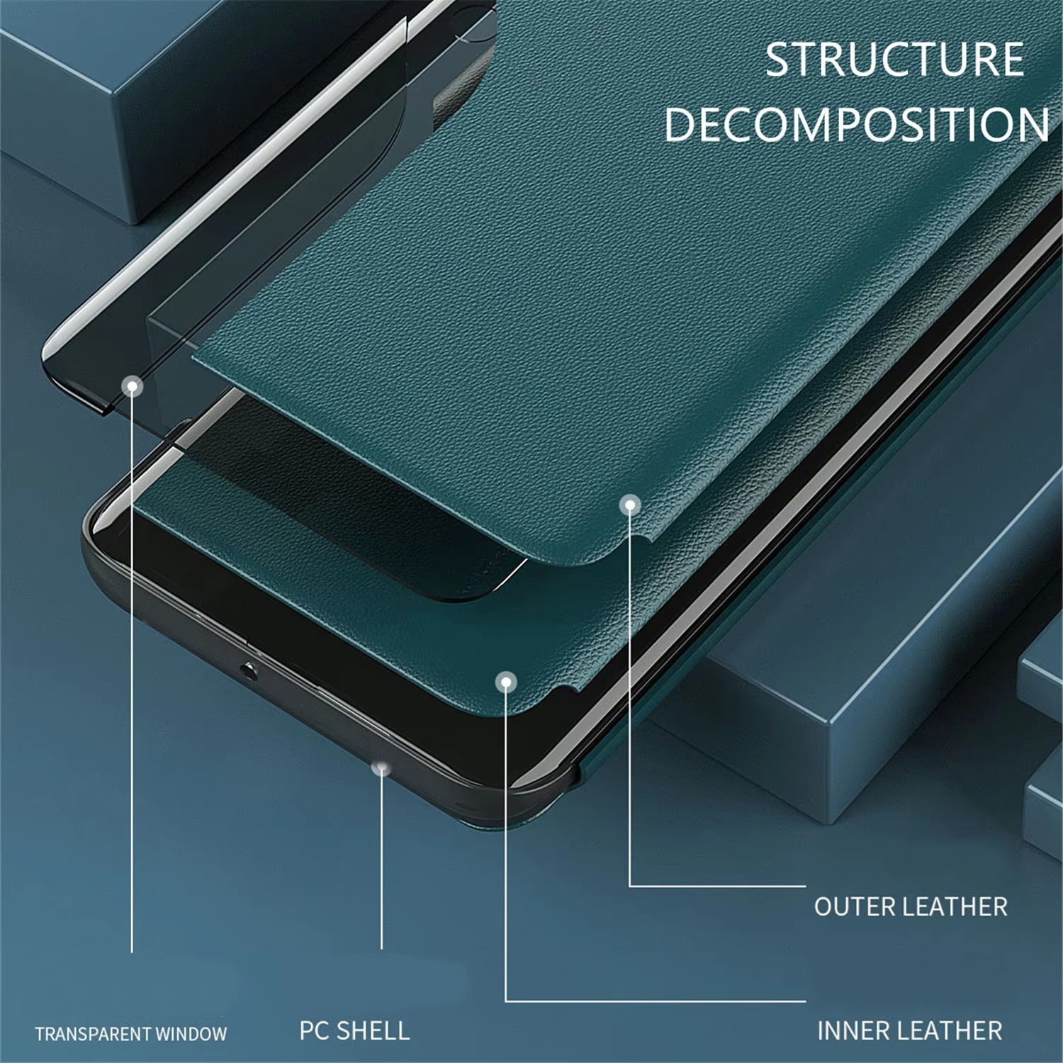 Luxury Apple iPhone Case, MagSafe Compatible, Camera Lens and Screen Protection, Ultra Thin, Shockproof, Magnetic, Full All Around Protection, Flip Wallet Stand Cover