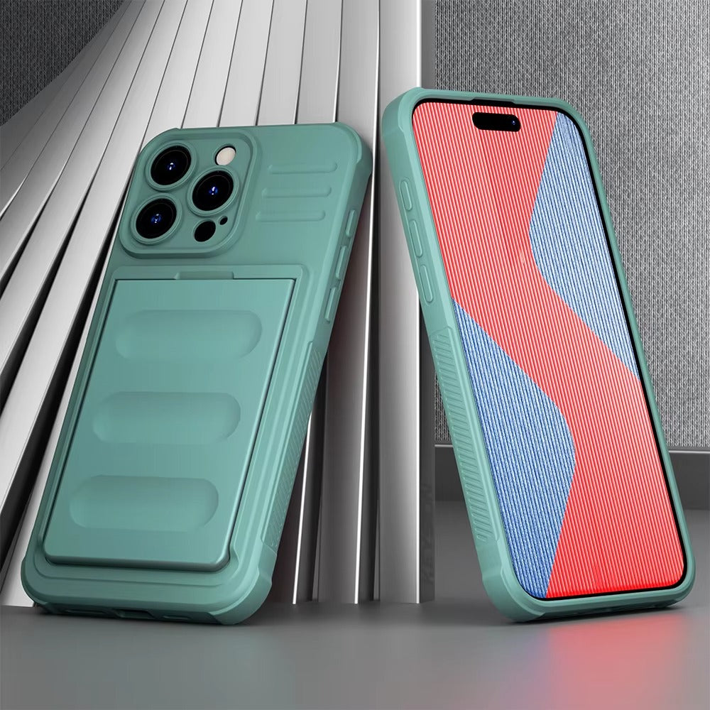 Robust Apple iPhone Case, MagSafe Compatible, Camera Lens and Screen Protection, Ultra Thin, Shockproof, Magnetic, Full All Around Protection, Slide Card Armor Cover