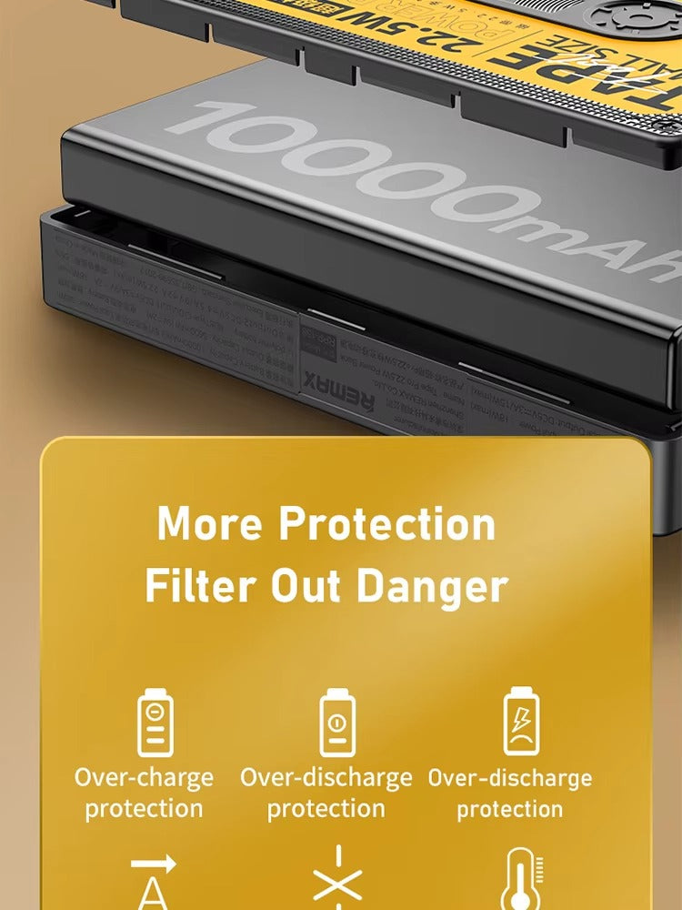 Premium 10000mAh Portable Power Bank – PD18W QC22.5W Two-Way Fast Charging, Digital Display, Compact Mobile Battery for Apple Huawei Xiaomi