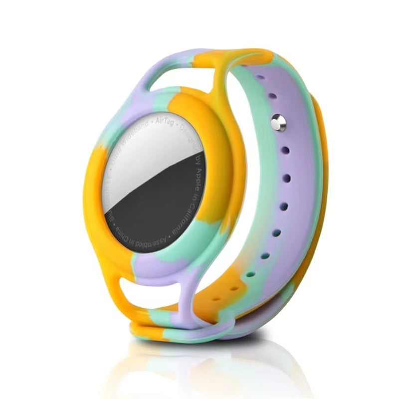 Premium Kids AirTag Wristband – Soft Silicone Anti-Lost Tracker Strap, Comfortable Durable Protective Bracelet for Children, Baby-Safe Material