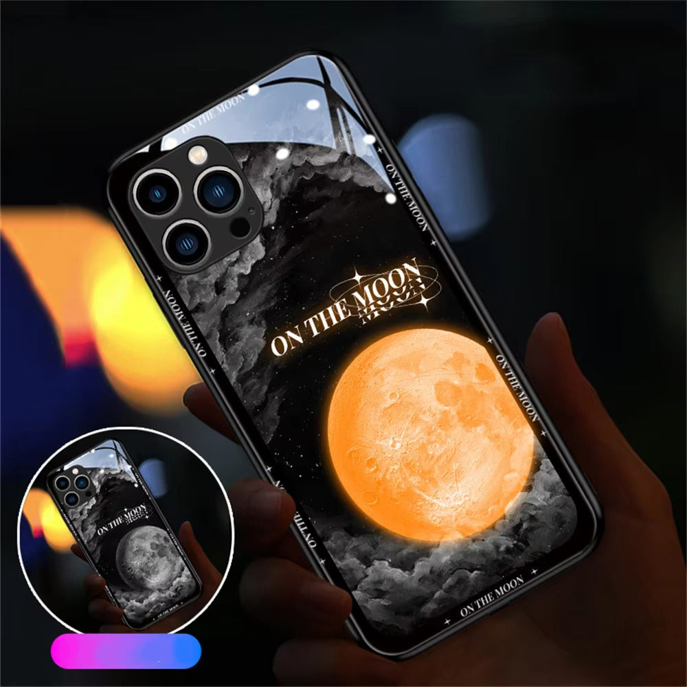 Premium Apple iPhone Case, MagSafe Compatible, Camera Lens and Screen Protection, Ultra Thin, Shockproof, Magnetic, Full All Around Protection, Heart LED Light Cover
