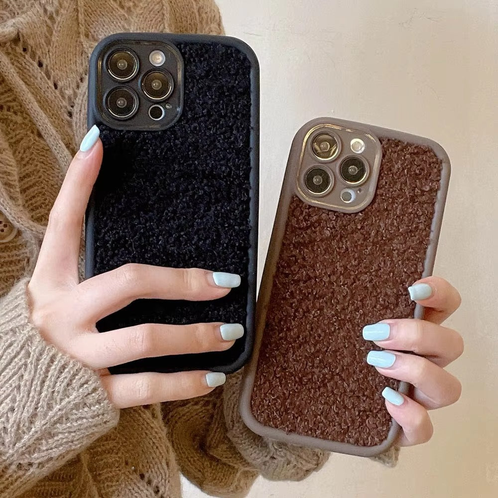 Luxury Apple iPhone Case, MagSafe Compatible, Camera Lens & Screen Protection, Ultra Thin, Shockproof, Magnetic Full All Around Cover – Plush Liquid Silicone Winter Case with Fine Camera Hole & Soft Back Protection