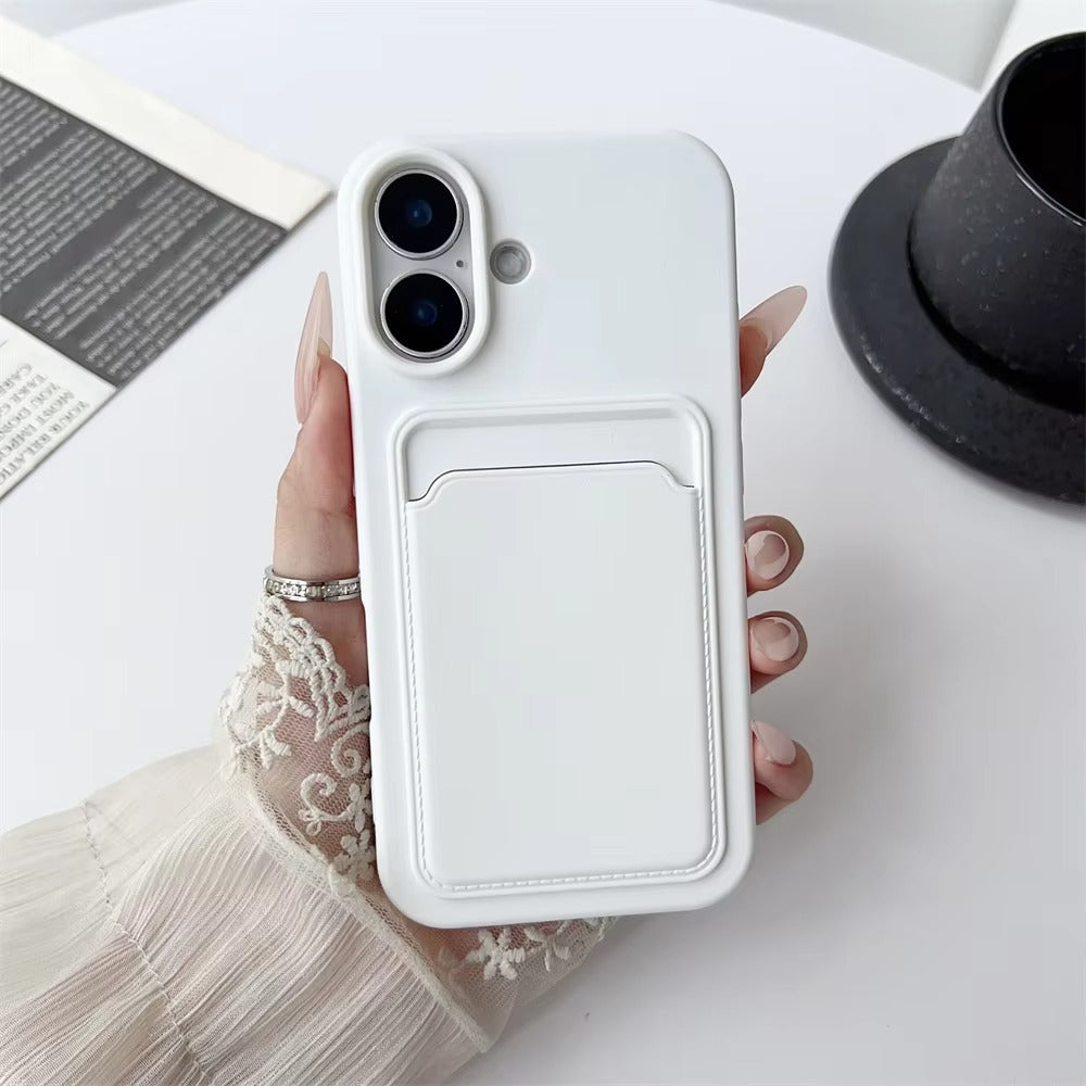 Premium Apple iPhone Case, MagSafe Compatible, Camera Lens and Screen Protection, Ultra Thin, Shockproof, Magnetic, Full All Around Protection, Frosted Card Pocket Cover