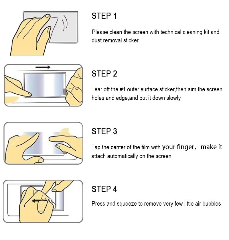 Premium HD Screen Protector for Apple Watch – Full Coverage Scratch-Resistant Film Guard, Easy Install