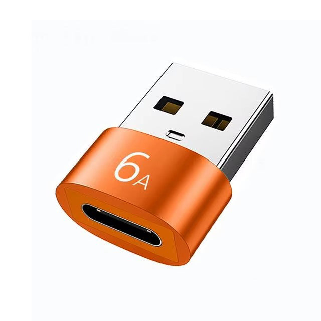 High Quality USB to Type-C Charger Adapter – 2PCS OTG Converter for iPhone, Plug & Play, Data Sync 480Mbps, Aluminum Alloy, Universal Type-C Compatibility