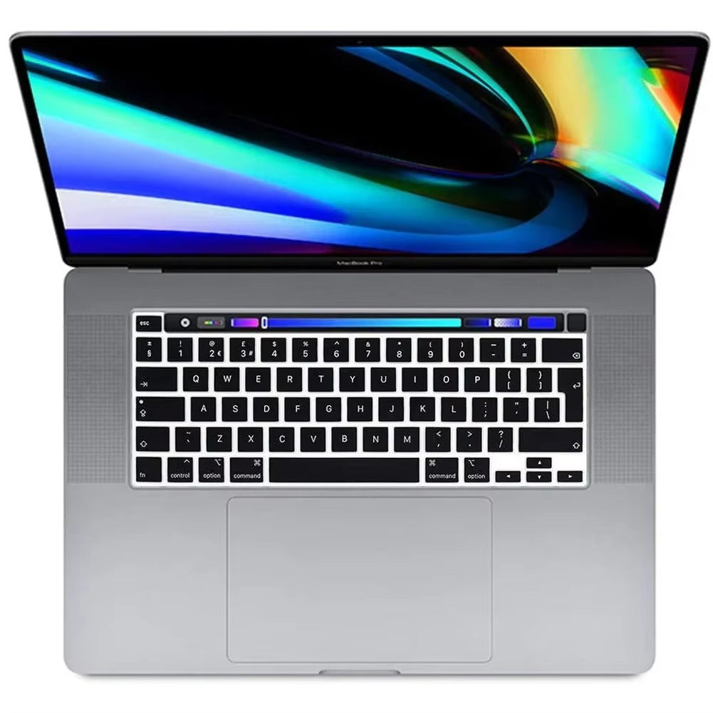 Premium Keyboard Cover for MacBook Air and Pro – Soft Touch Silicone Skin for 12, 13, 13.6, 15, 16 Inch Laptops, Compatible with UK/US Layout, M2/M3 Chip