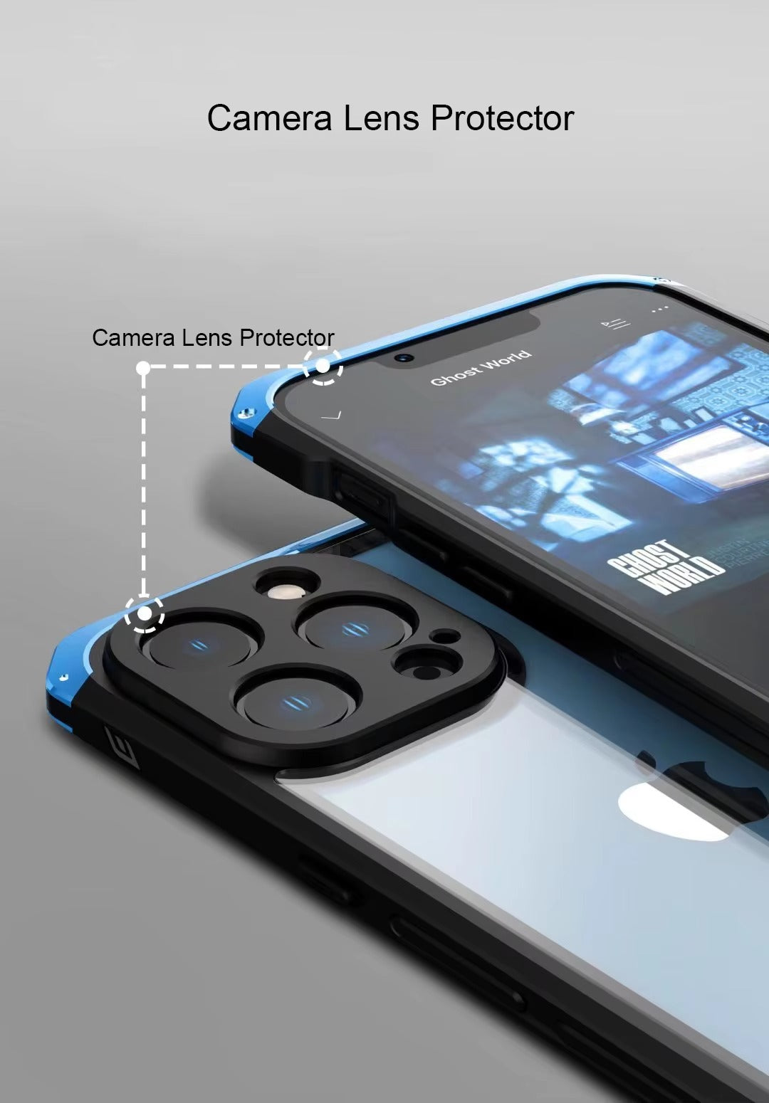 High Quality Apple iPhone Case MagSafe Compatible, Camera Lens & Screen Protection, Cover with Metal Frame Glass Back