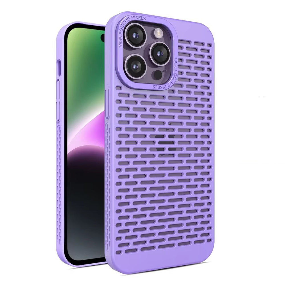 High Quality Apple iPhone Case, MagSafe Compatible, Camera Lens & Screen Protection, Ultra Thin, Shockproof, Magnetic Full All Around Cover – Hollow Cold-Cut Shockproof Case with Heat Dissipation & Anti-Fall Lens Protection