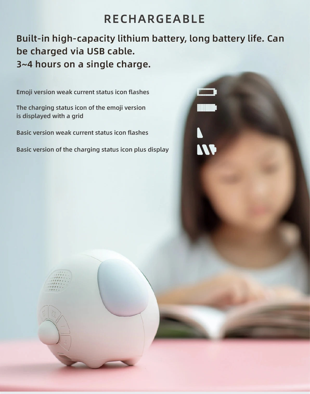 Luxury LED Digital Alarm Clock – Multifunction Voice Control Night Light with Snooze, Temperature Display, Dual Alarms, Music, Modern Home Design