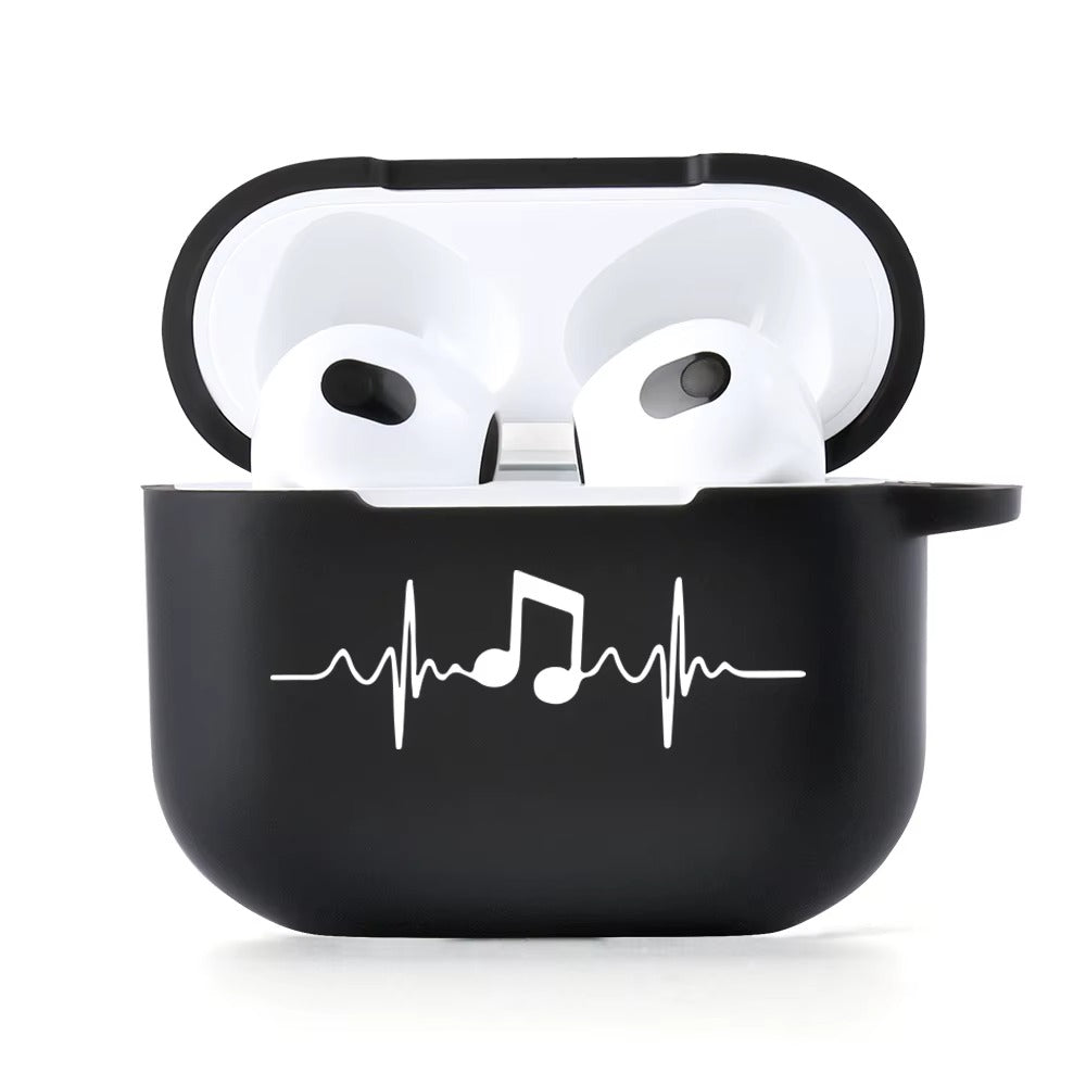 Premium Cute Cartoon Silicone AirPods Case Cover – A, B, C Letters & Fun Designs like Cat, Hearts, Angry Panda, Music Notes, for AirPods Pro 2, Pro, 3, 1/2