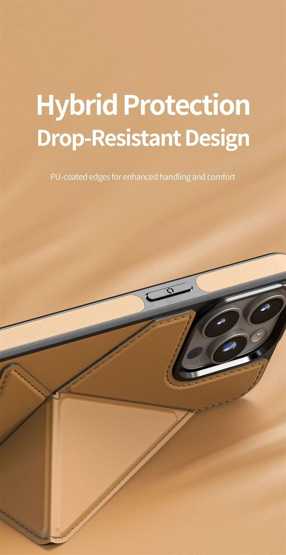 Luxury Apple iPhone Case, MagSafe Compatible, Camera Lens and Screen Protection, Ultra Thin, Shockproof, Magnetic, Full All Around Protection, Flip Leather Wallet Cover