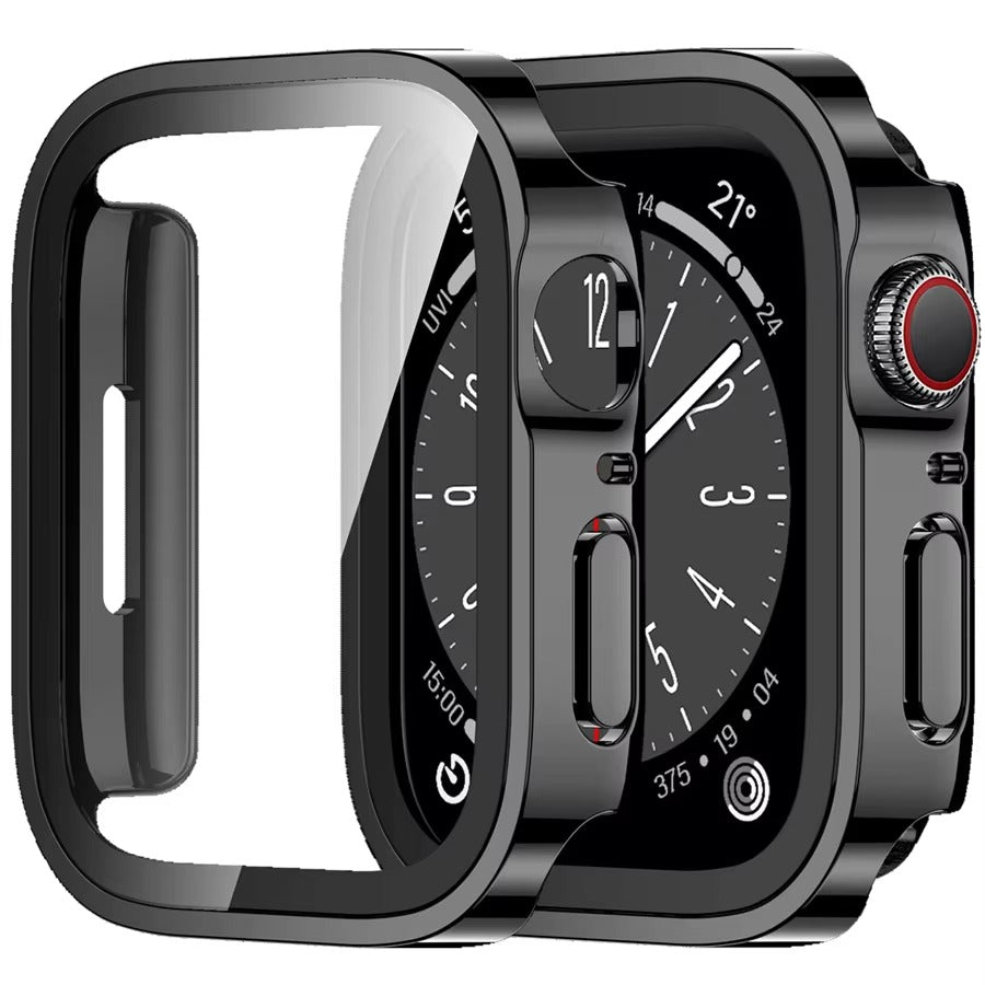 High Quality Tempered Glass Case for Apple Watch – Full Coverage Display Protector Film for 40mm to 45mm Smartwatches