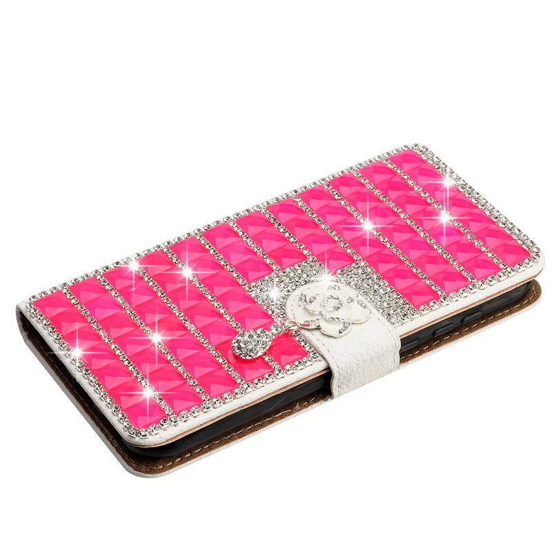 Luxury Apple iPhone Case, MagSafe Compatible, Camera Lens and Screen Protection, Ultra Thin, Shockproof, Magnetic, Full All Around Protection, Glitter Fashion Wallet Cover