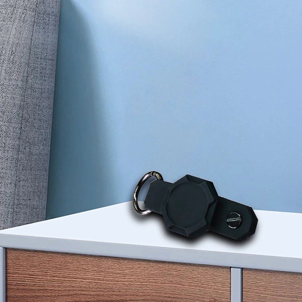 Waterproof Silicone Keychain Case for Apple AirTag – Anti-Lost Key Organizer with Screwdriver, Lightweight & Durable, Fits Up to 7 Keys