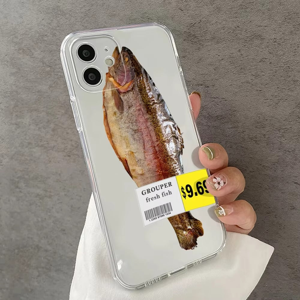 Premium Apple iPhone Case, MagSafe Compatible, Camera Lens and Screen Protection, Ultra Thin, Shockproof, Magnetic, Full All Around Protection, Funny Food Cartoon Cover