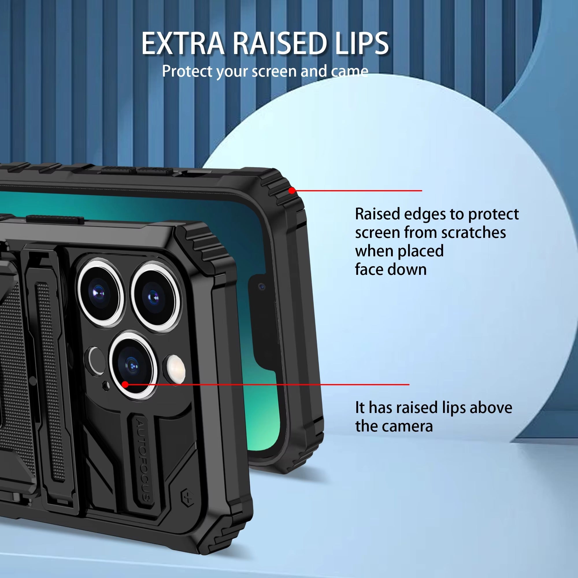 Robust Apple iPhone Case, MagSafe Compatible, Camera Lens & Screen Protection, Ultra Thin, Shockproof, Magnetic Full All Around Cover – Heavy Duty Armor Case with Kickstand, Holster & Belt Clip Attachment