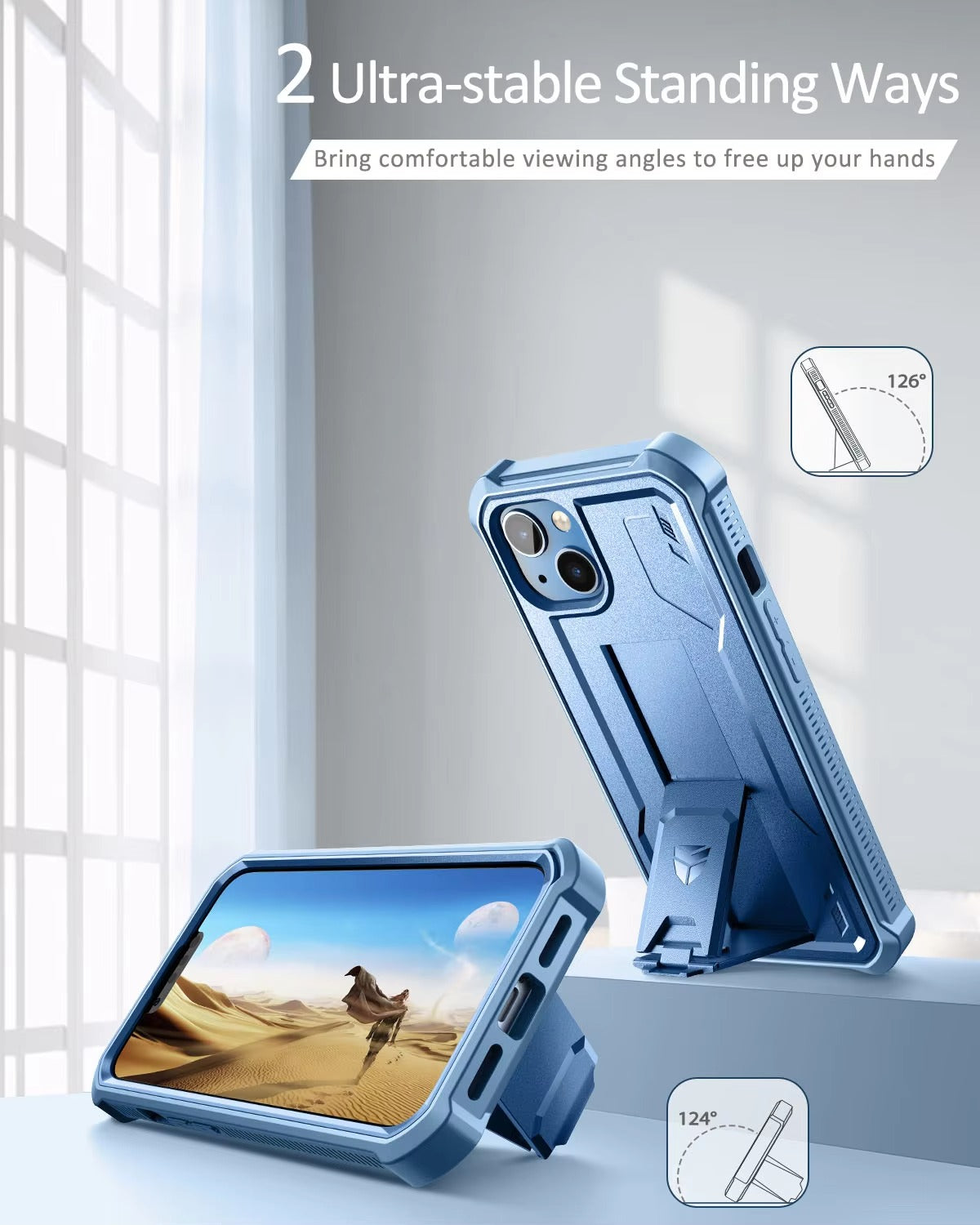 Premium Apple iPhone Case, Camera Protection, Screen Protection, Ultra Thin, Shockproof, Magnetic, Full All Around Protection