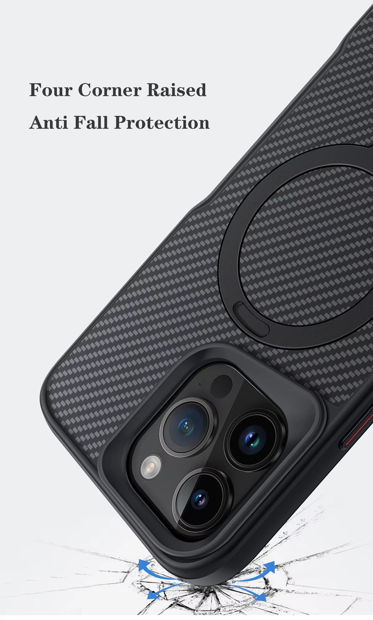 Premium Apple iPhone Case, Camera Lens & Screen Protection, Ultra Thin Shockproof Magnetic Full All Around Protection Cover