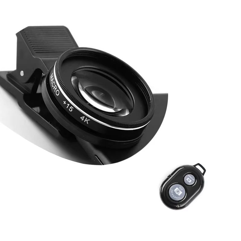 Professional 4K HD Macro Lens for iPhone – 15X/30X Close-Up Phone Camera Lens for Eyelash, Compatible with Apple Devices